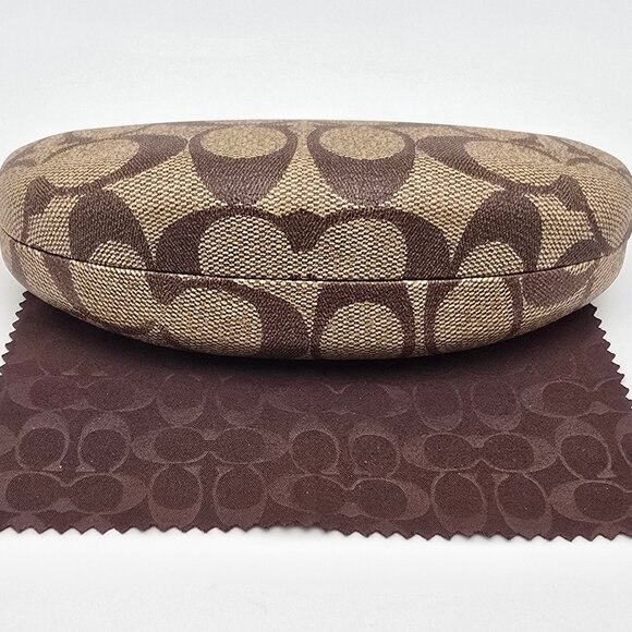 Coach HC5074 9241 Satin Purple Gold/Purple Confetti Cat Eye Eyeglasses Frame - Picture 15 of 15